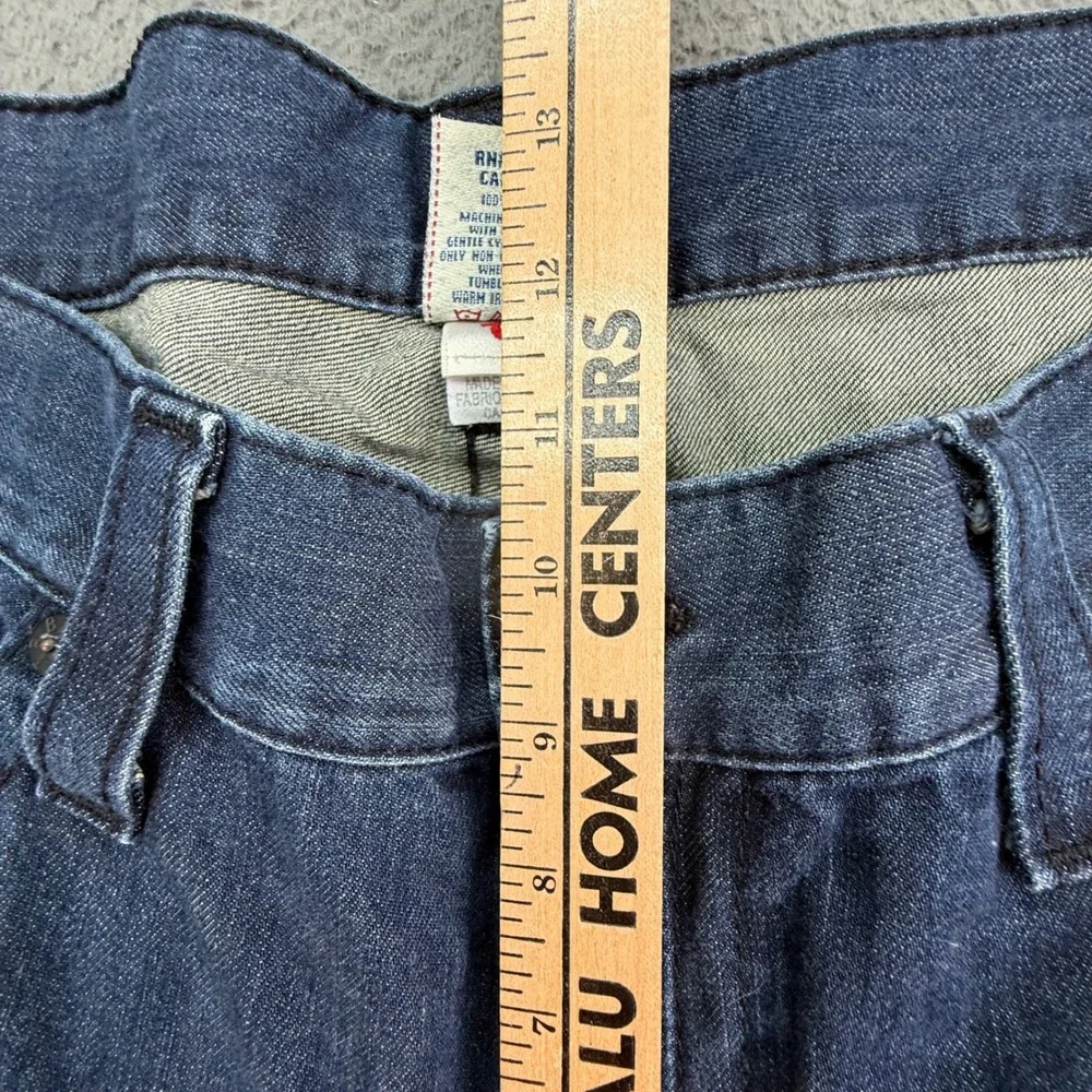 True Religion Ricky Jeans Mens 42 Blue Straight Leg Made in USA Denim